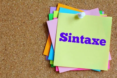 A sintaxe é uma das partes mais importantes da gramática